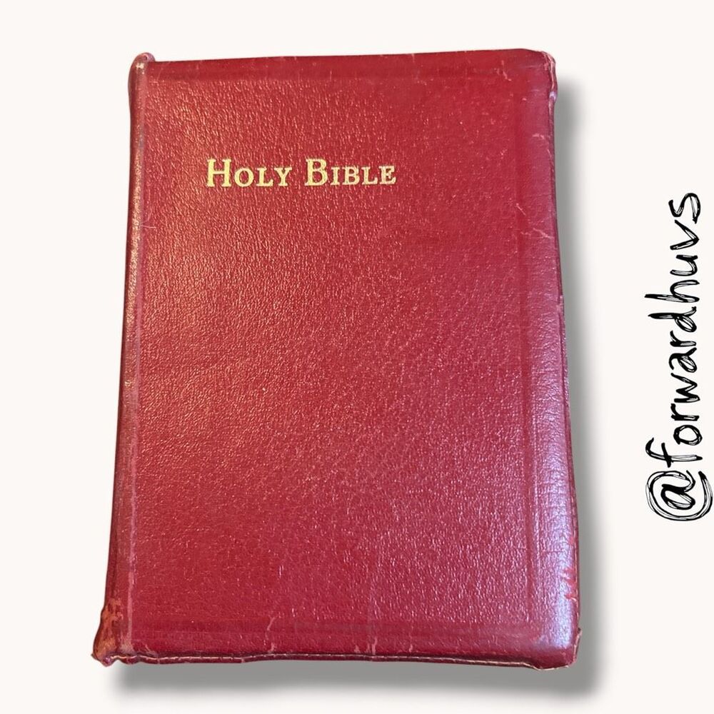 Holy Bible Revised Standard Version RSV Red Zipper Bible 1962